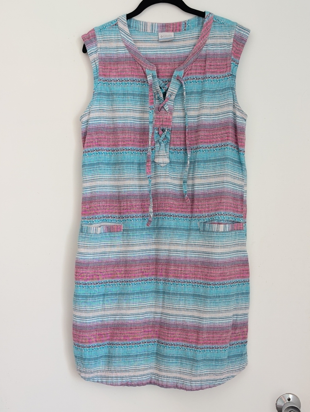 Columbia Hemp Shift Dress Size Large